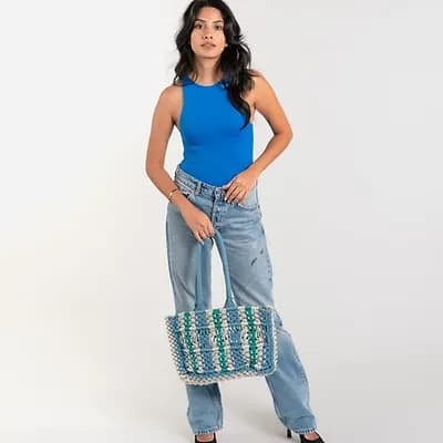 COTTON CROCHET BAG
