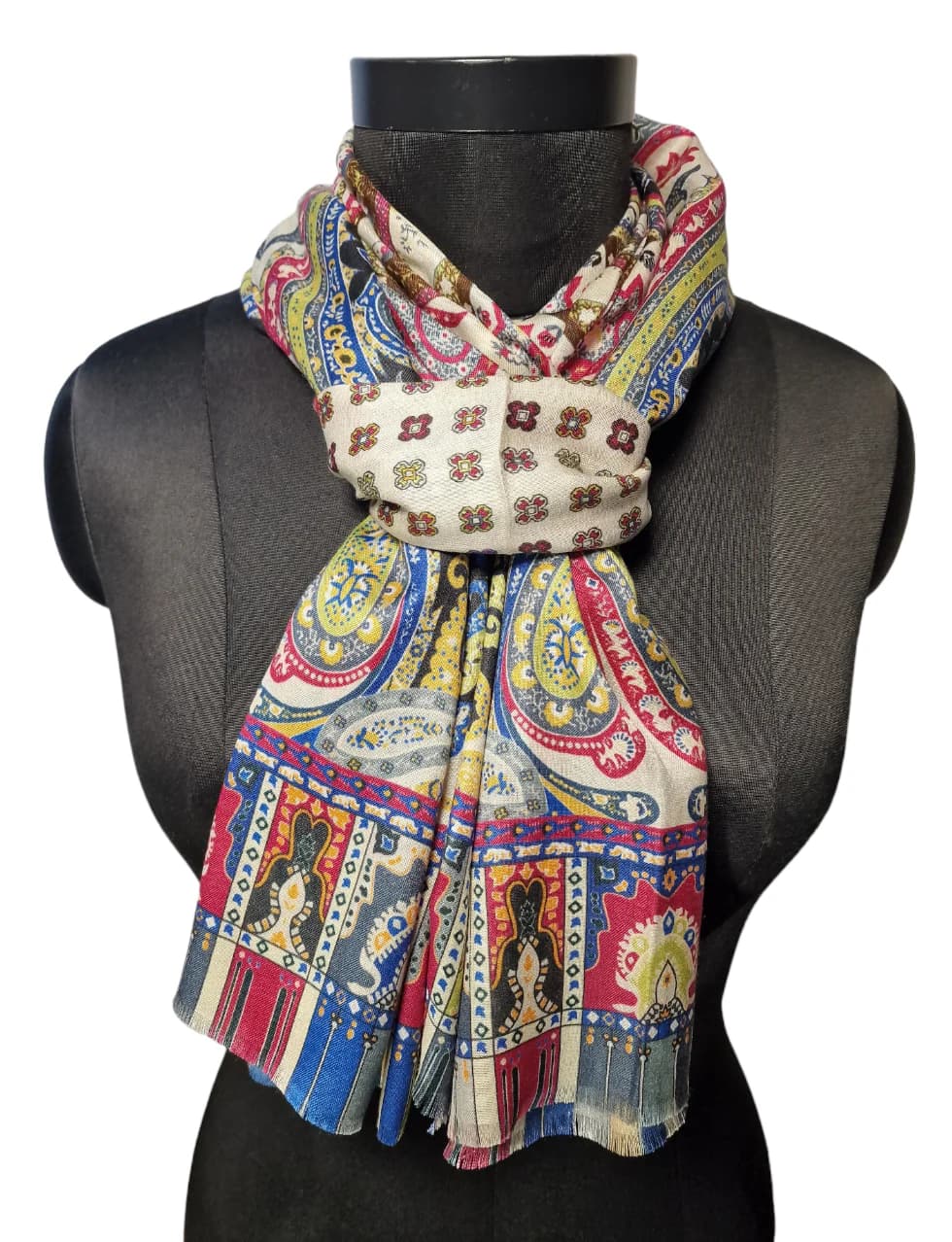 TOUGH AND COLORFUL SILK SCARF