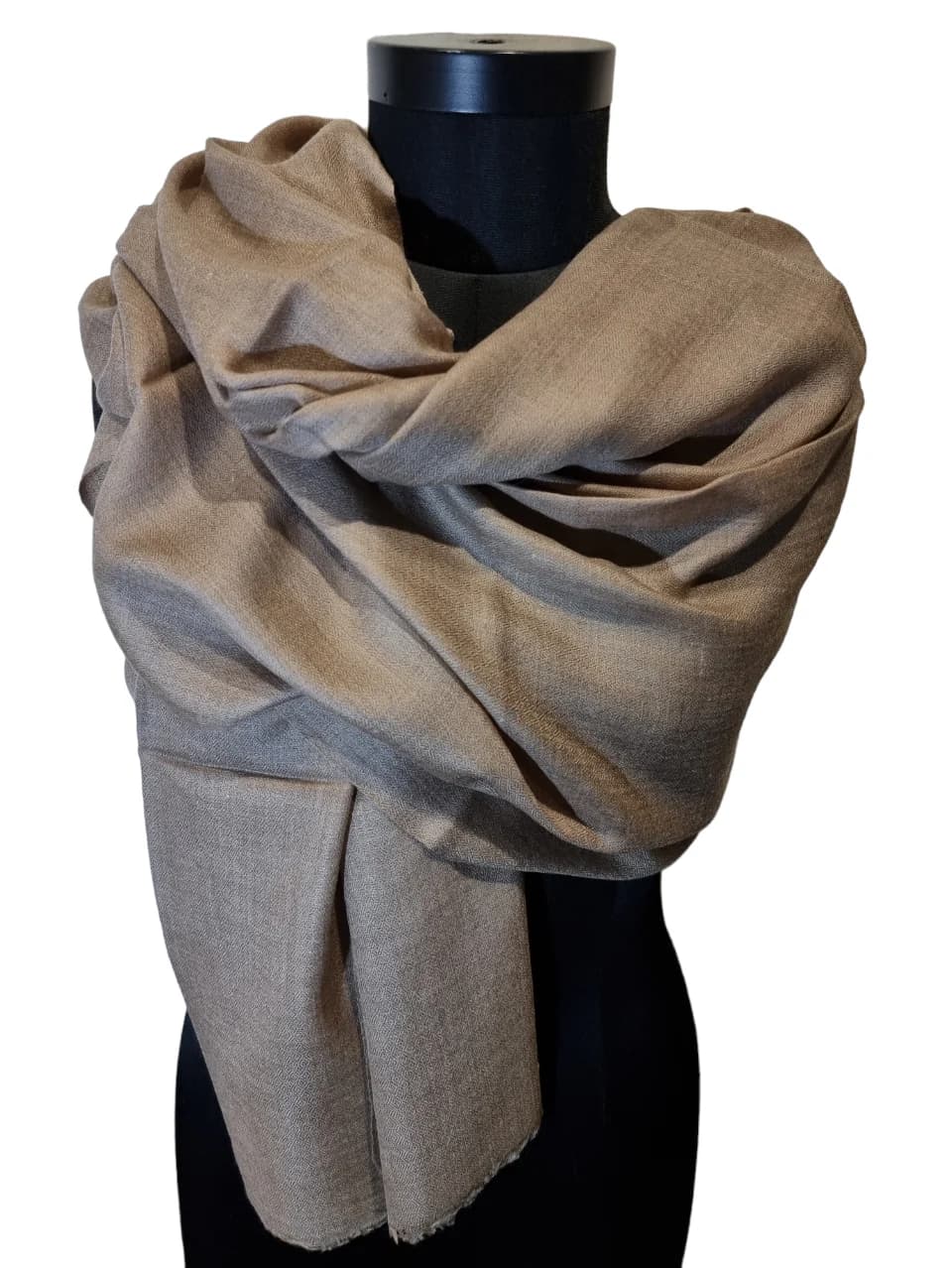 PORTOBELLO BROWN PASHMINA SHAWL