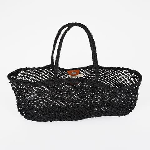 LARGE JUTE BAG BLACK