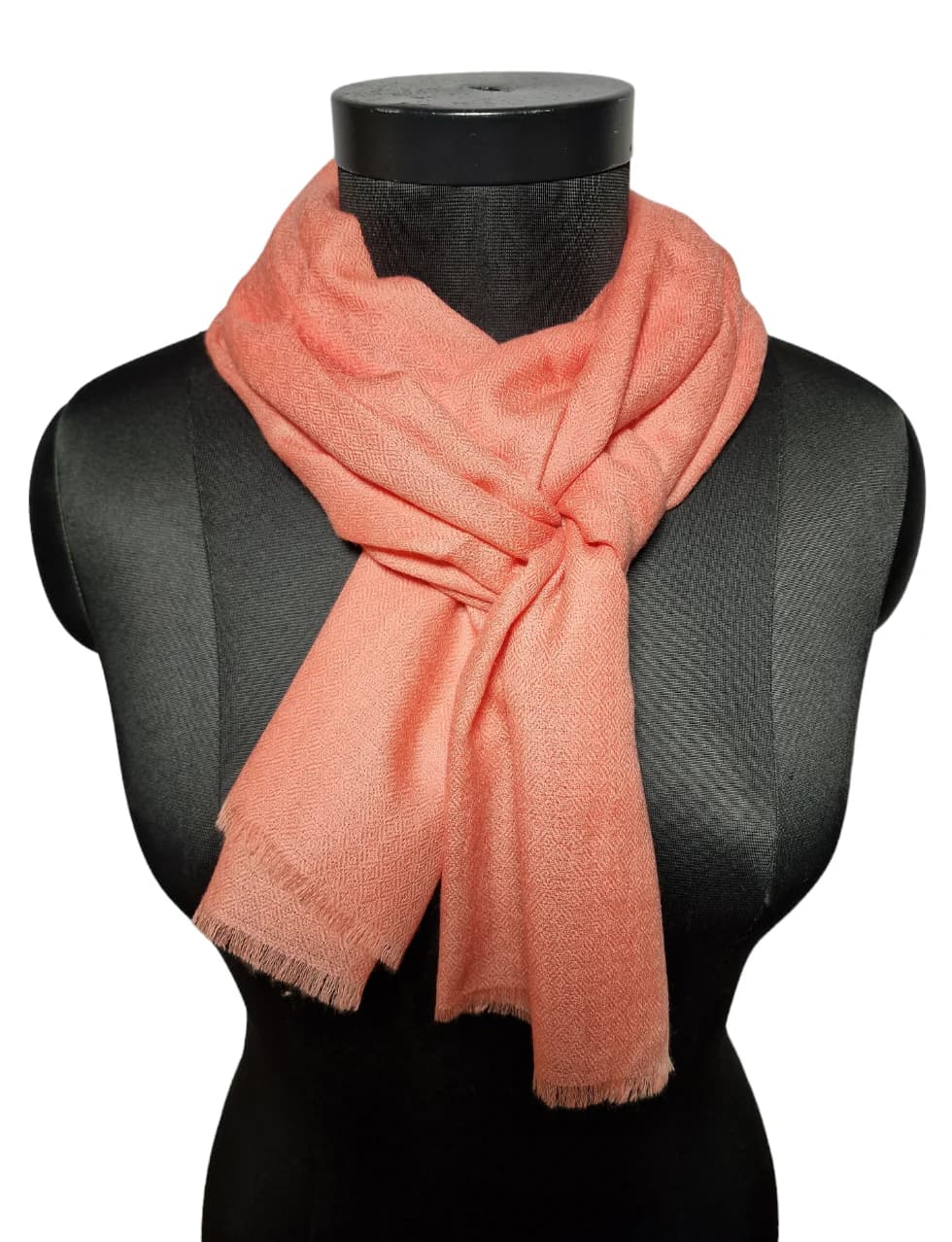NARROW YELLOW CASHMERE SCARF