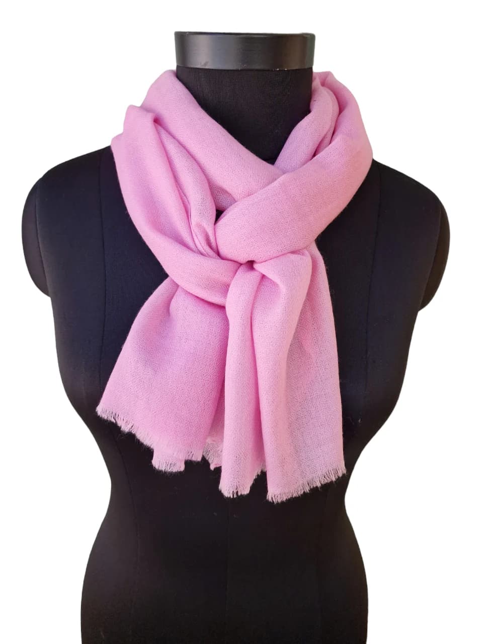 LIGHT PURPLE, MAUVE, COLORED CASHMERE SCARF