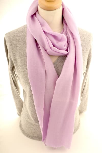 ANAN BABY PINK CASHMERE SCARF