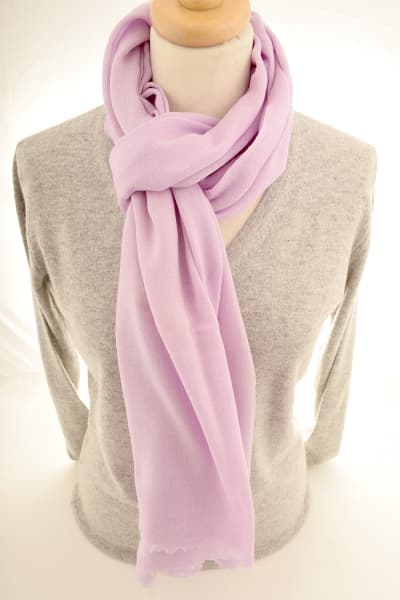 ANAN BABY PINK CASHMERE SCARF