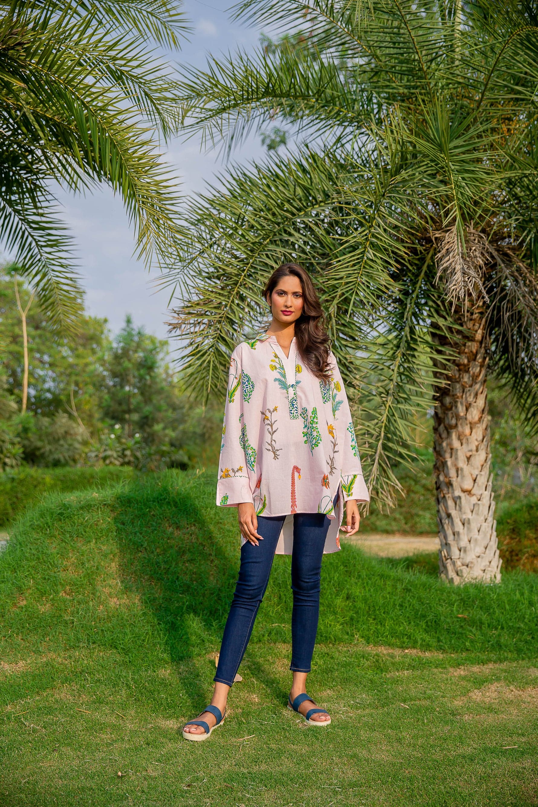 One Size Botanical Cotton Himalayan Pink