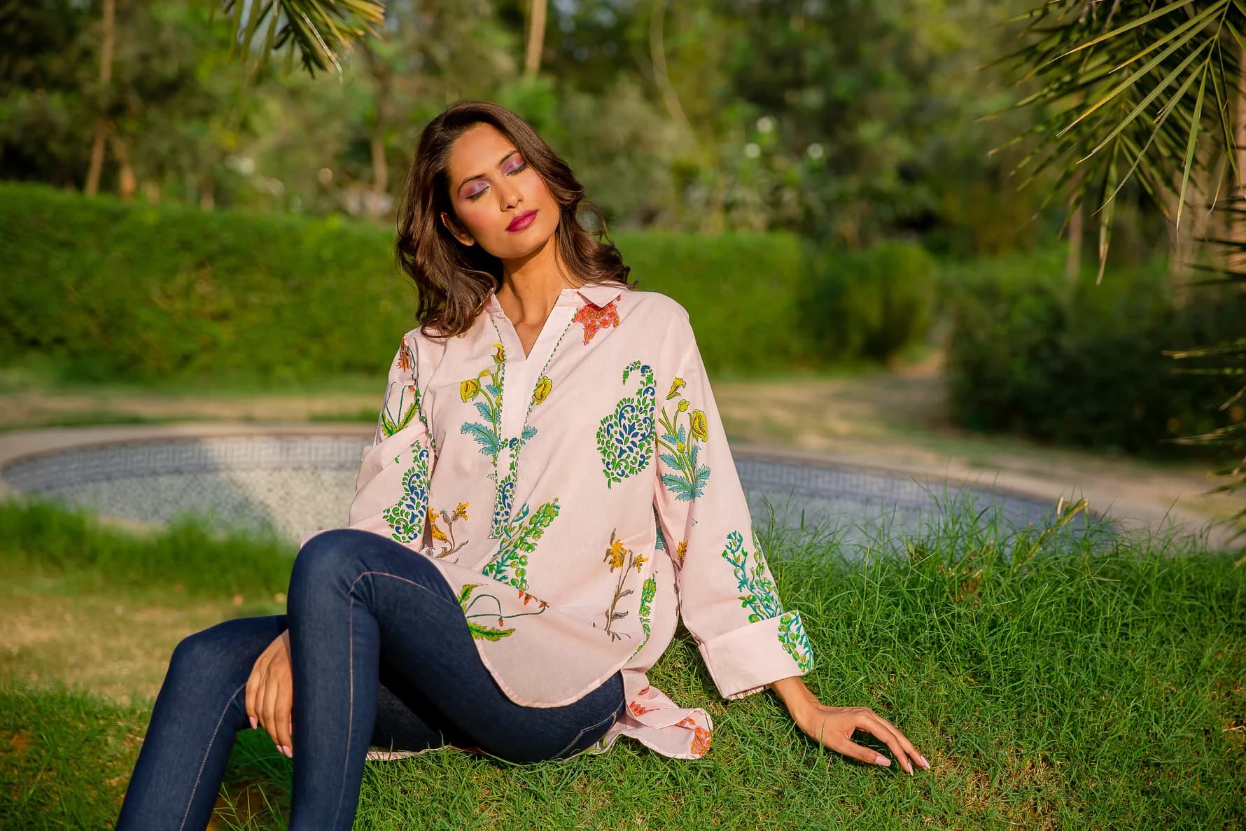 One Size Botanical Cotton Himalayan Pink