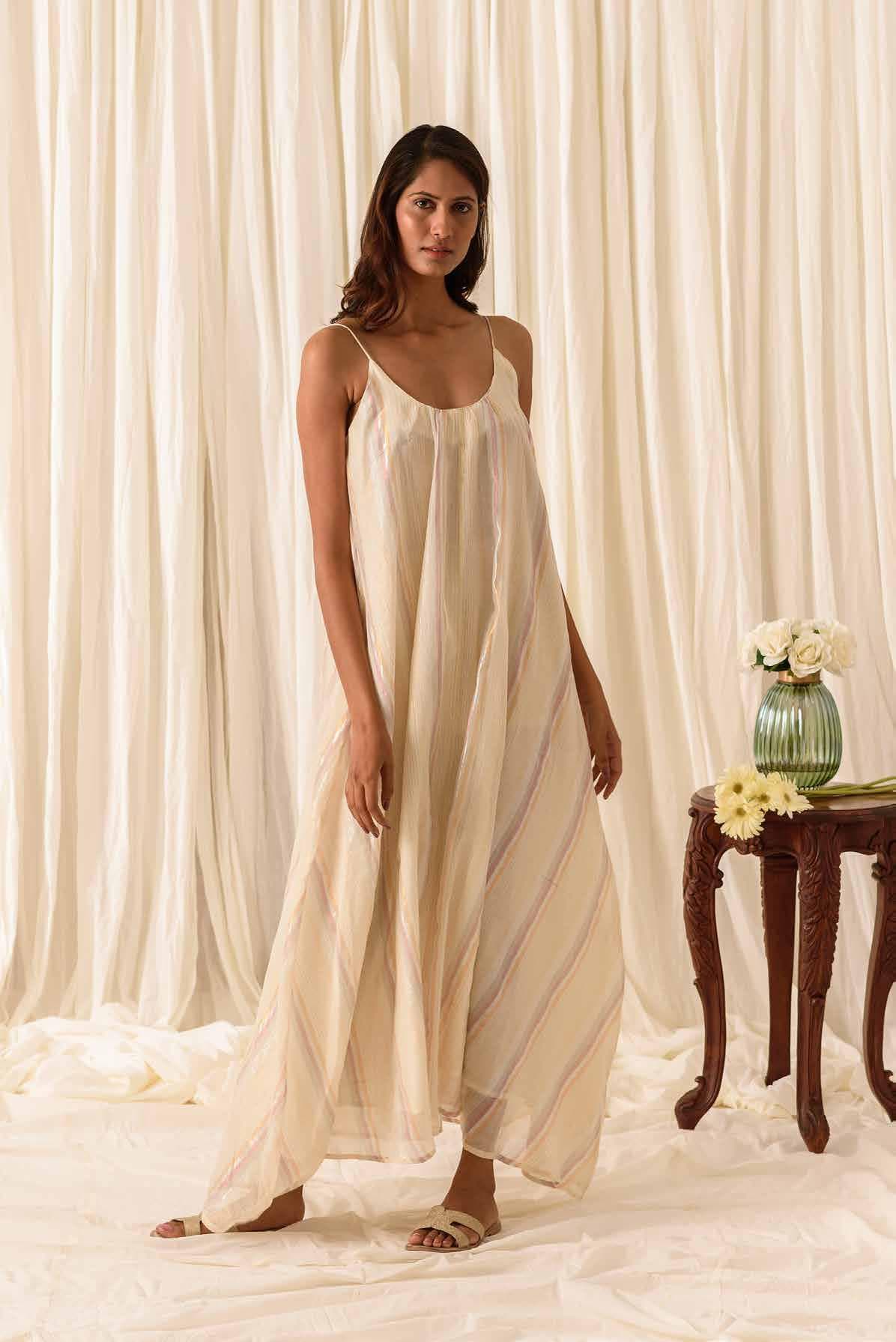 MORNING GLORY WOVEN MAXI DRESS