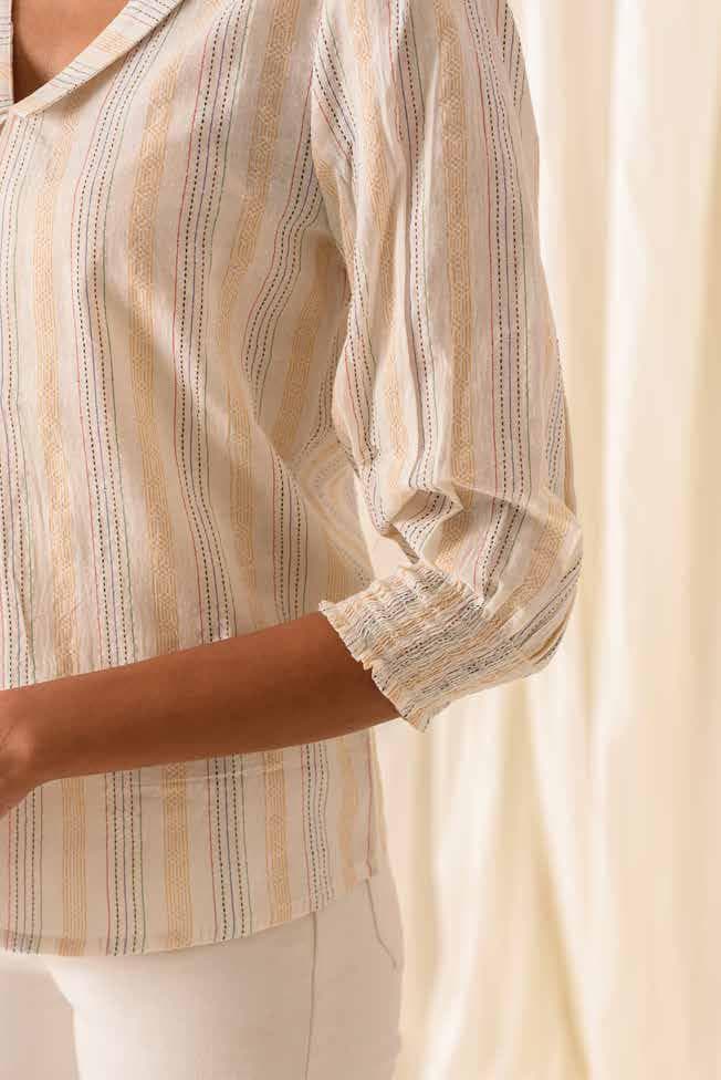 SIMPLE ELEGANT PRINTED TOP