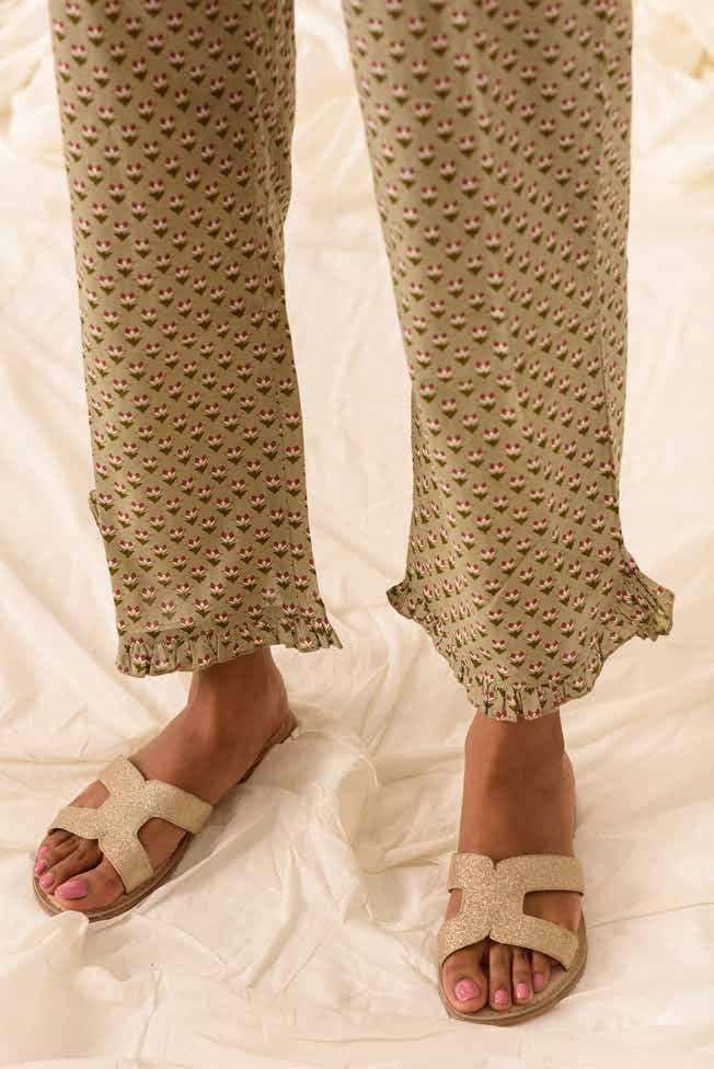 DRESS WITH CO-ORDINATED PRINTS