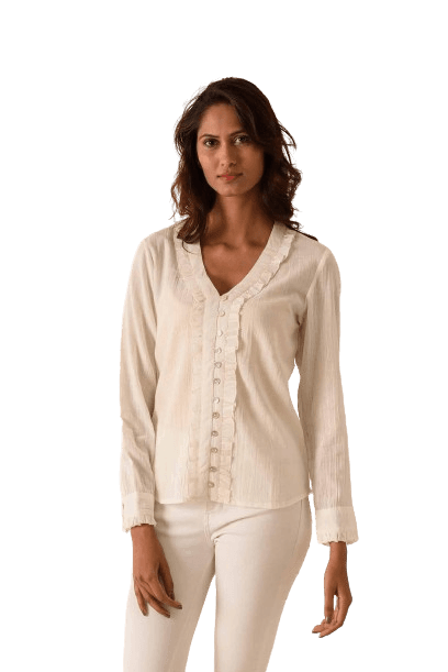 FULL SLEEVES FANCY BUTTON TOP