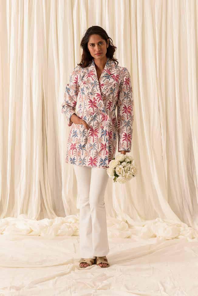 PRINTED CASUAL SHORT TUNIC WITH OVERLAP FRONT
