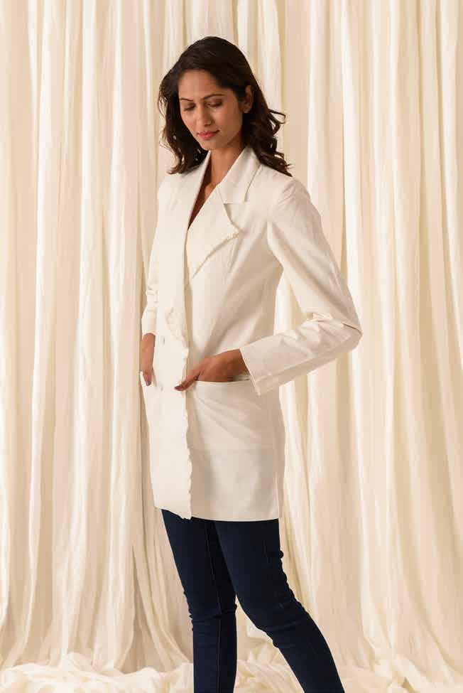 FRONT OVERLAPPED BUTTONED DRESS