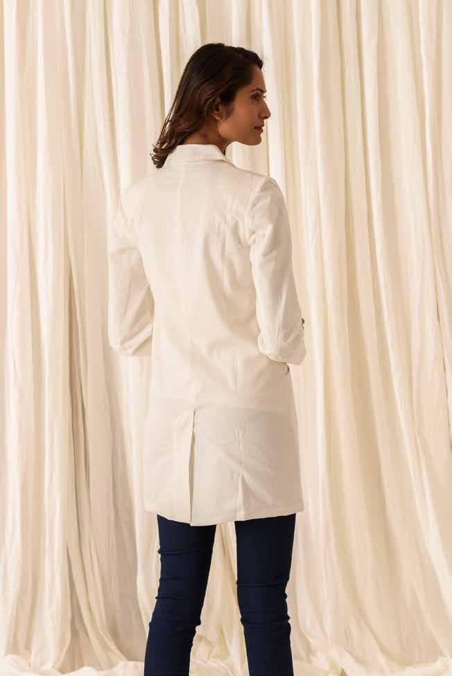 FRONT OVERLAPPED BUTTONED DRESS