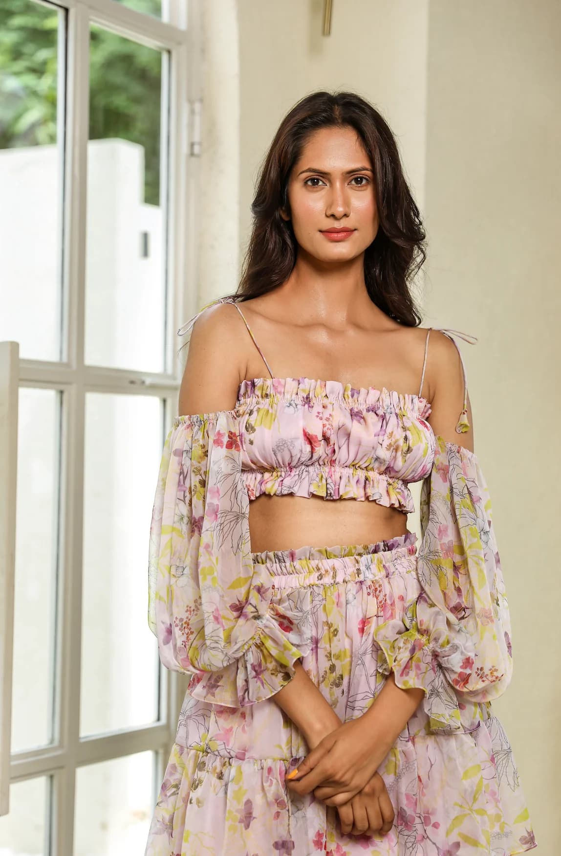 OFF SHOULDER TUBE TOP AND SKIRT