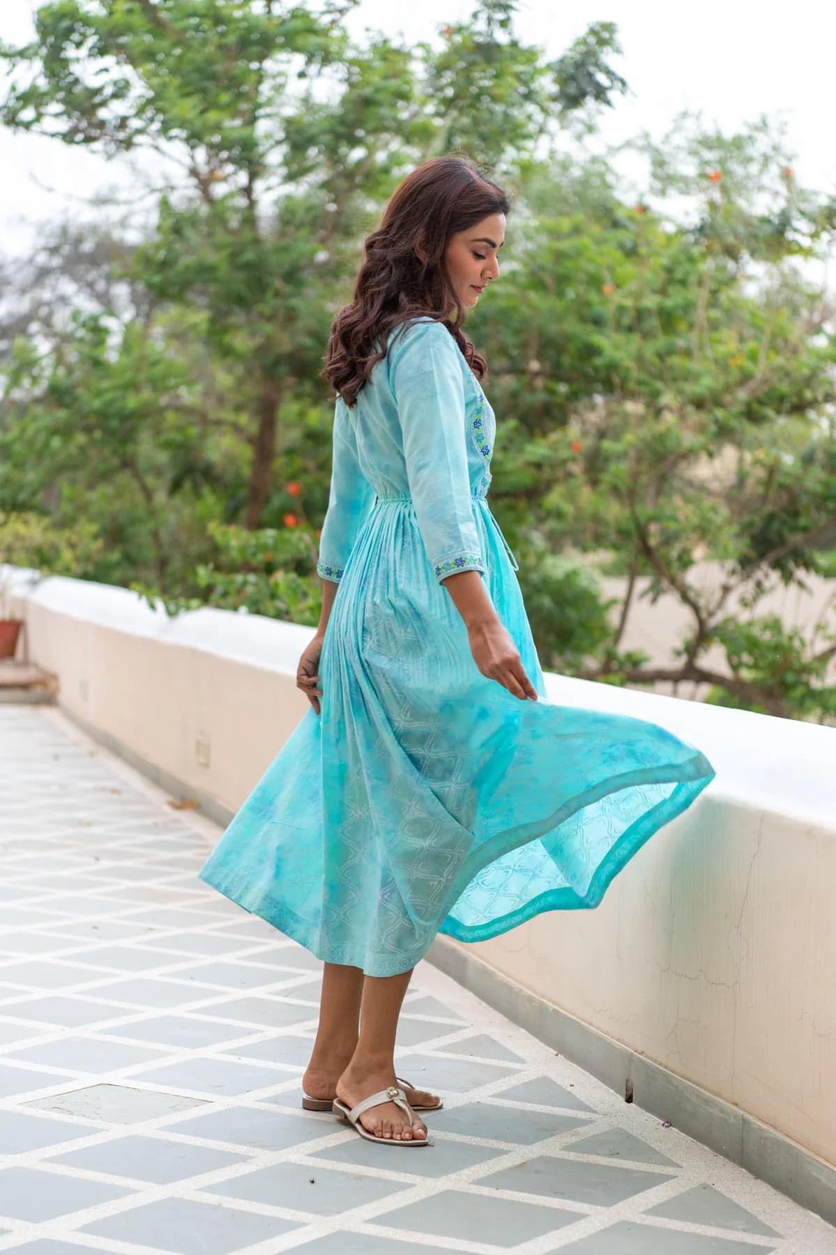 BLOCK PRINTED DRESS