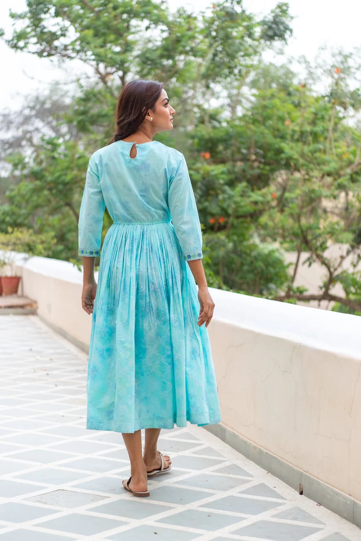 BLOCK PRINTED DRESS