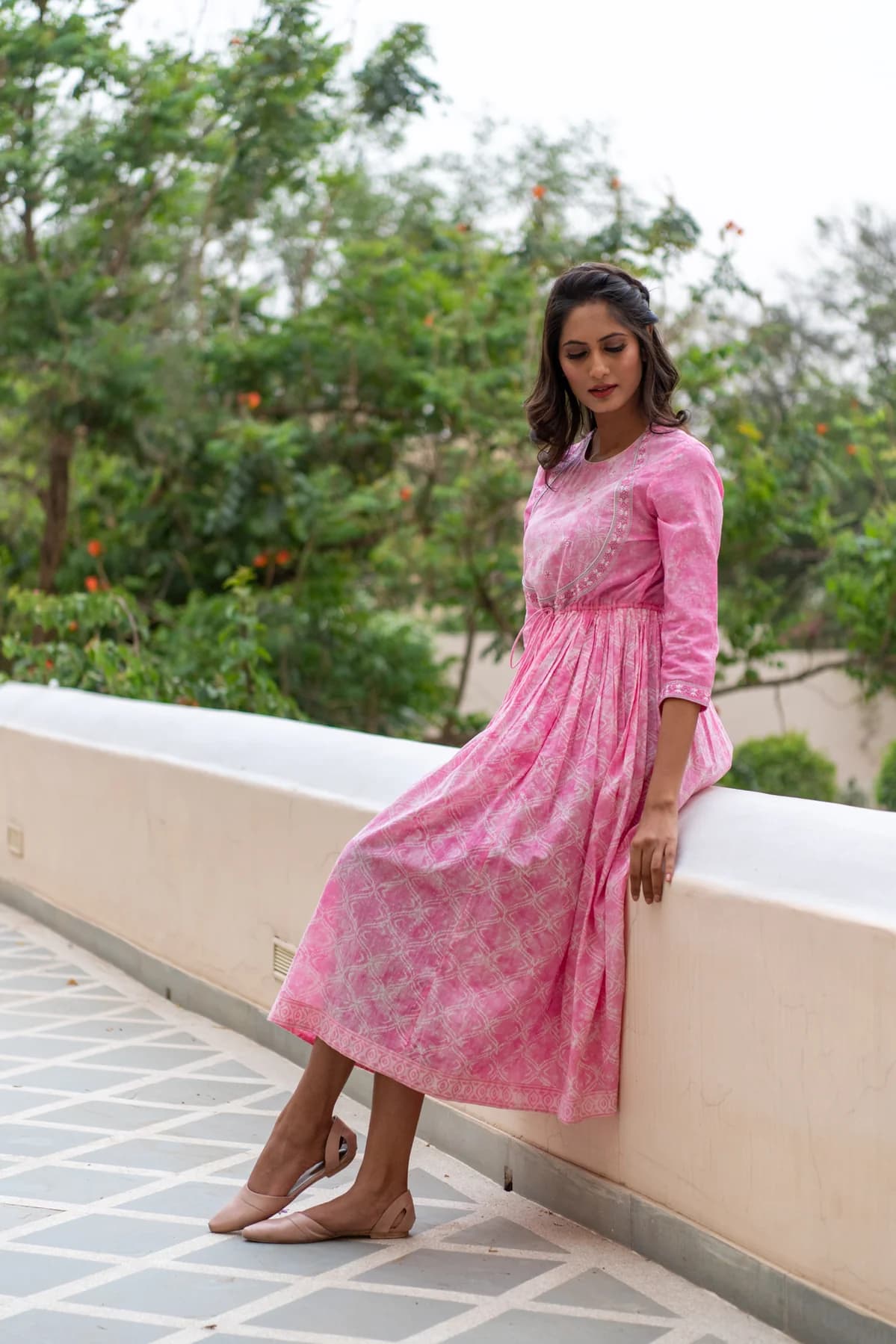 BLOCK PRINTED DRESS
