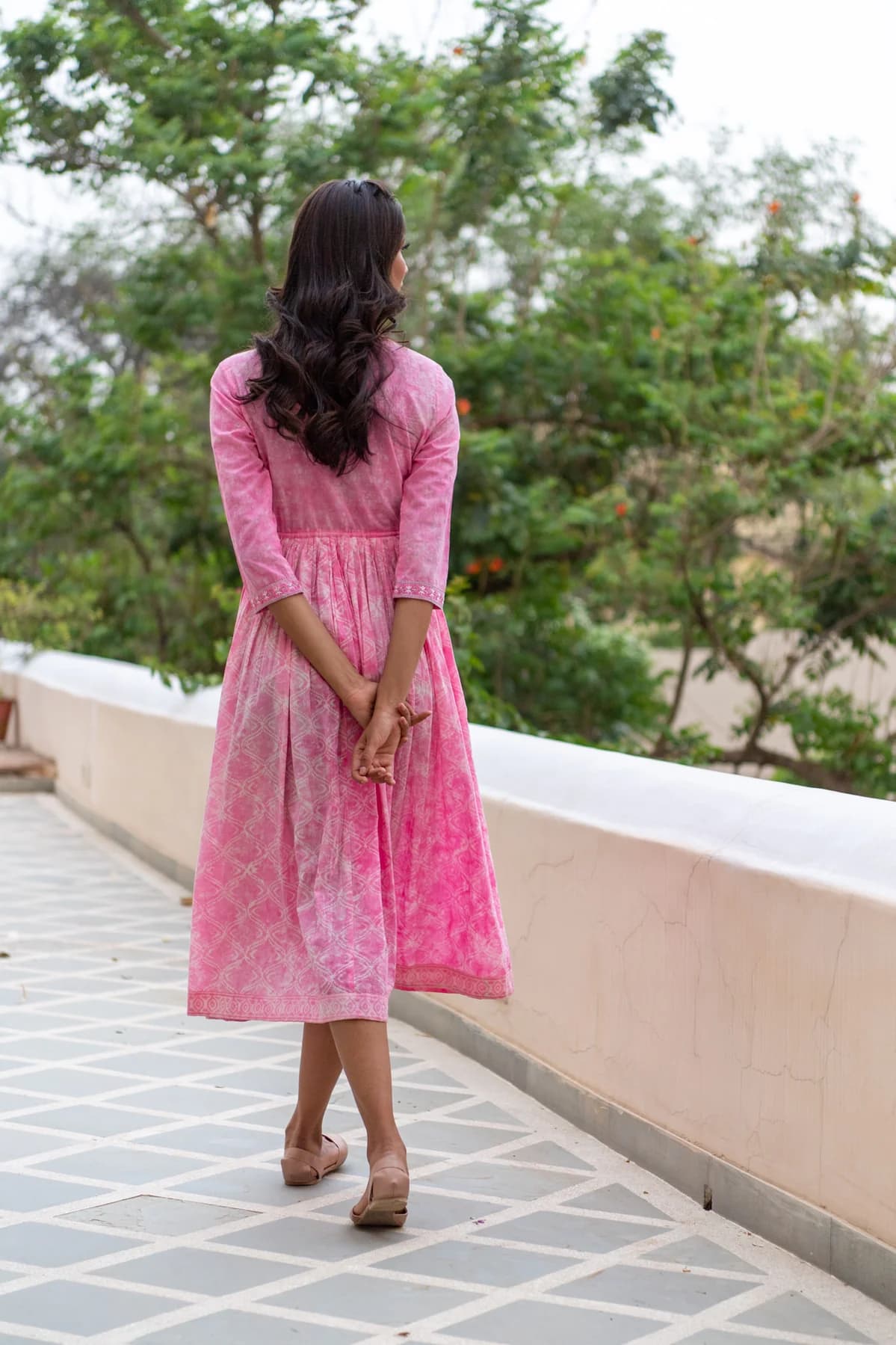 BLOCK PRINTED DRESS