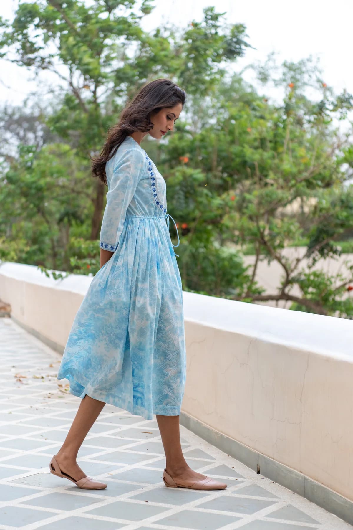 BLOCK PRINTED DRESS
