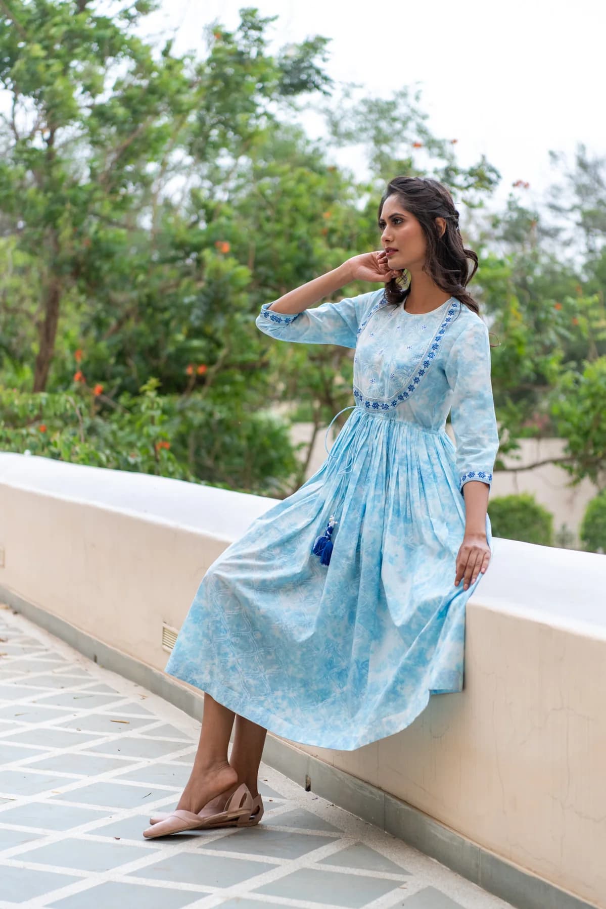 BLOCK PRINTED DRESS