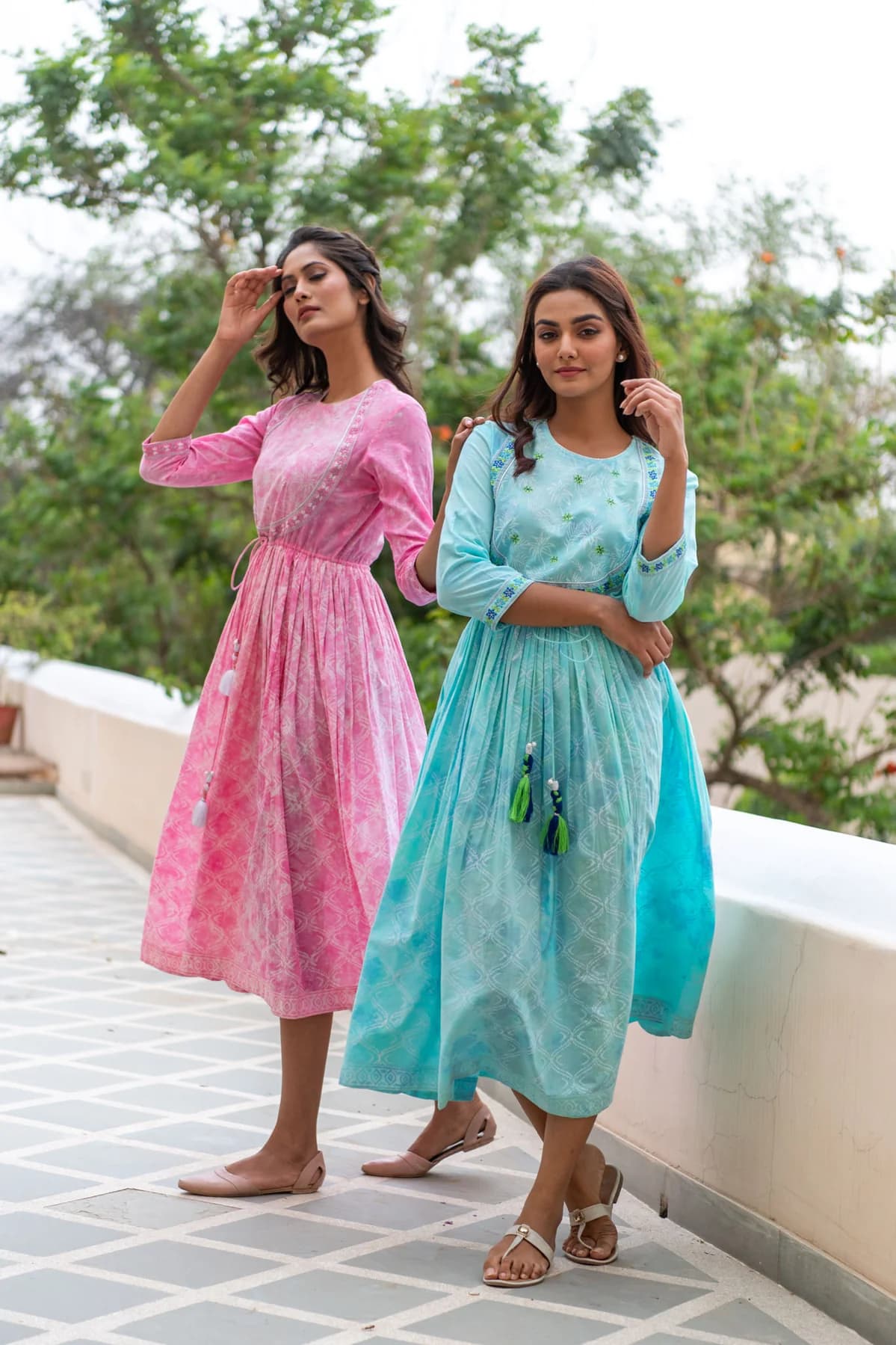 BLOCK PRINTED DRESS
