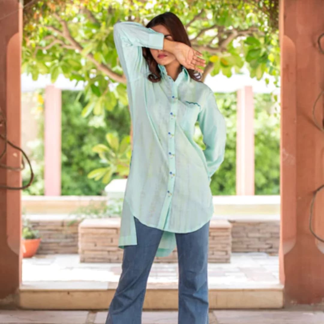 TIE DYE HIGH LOW SHIRT
