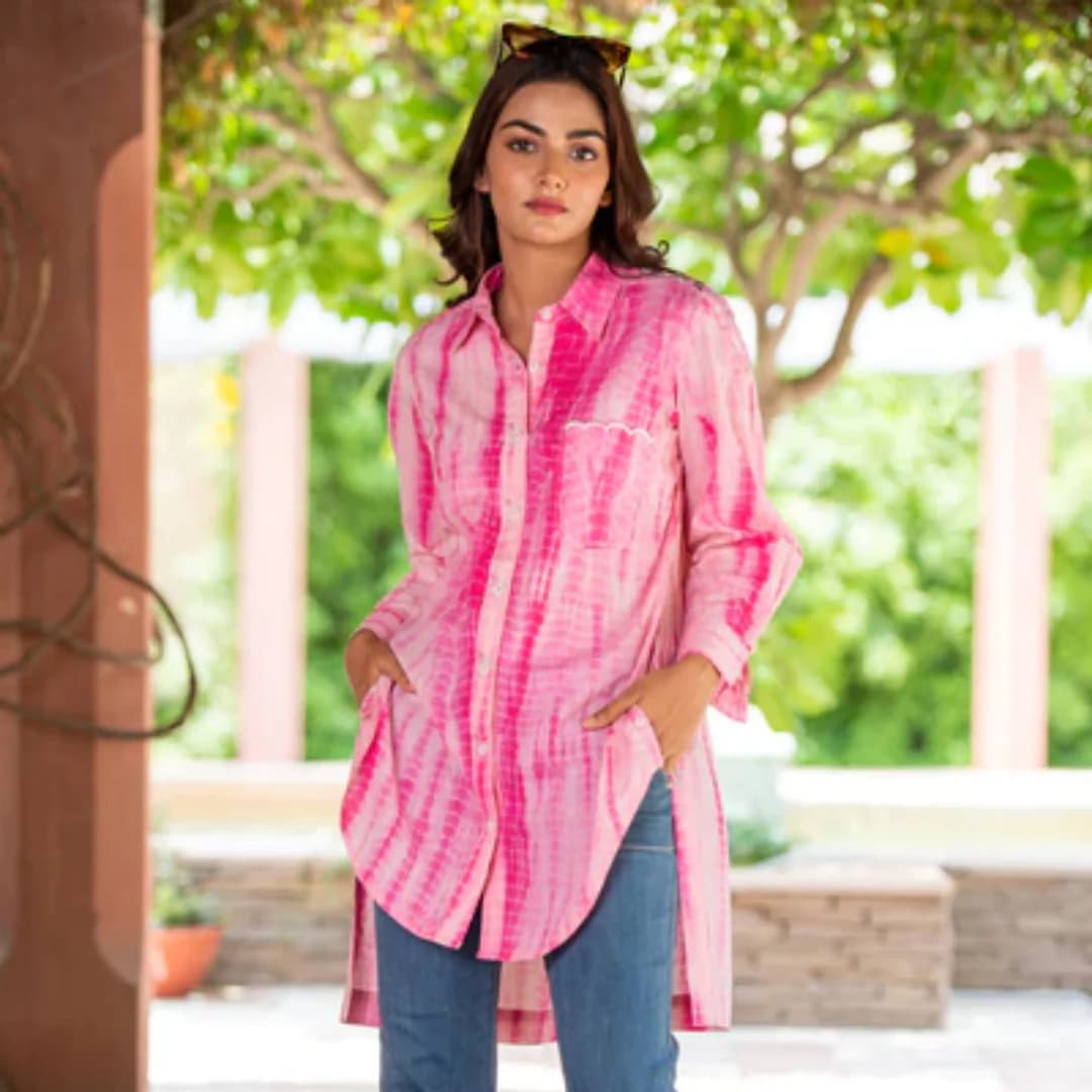 TIE DYE HIGH LOW SHIRT