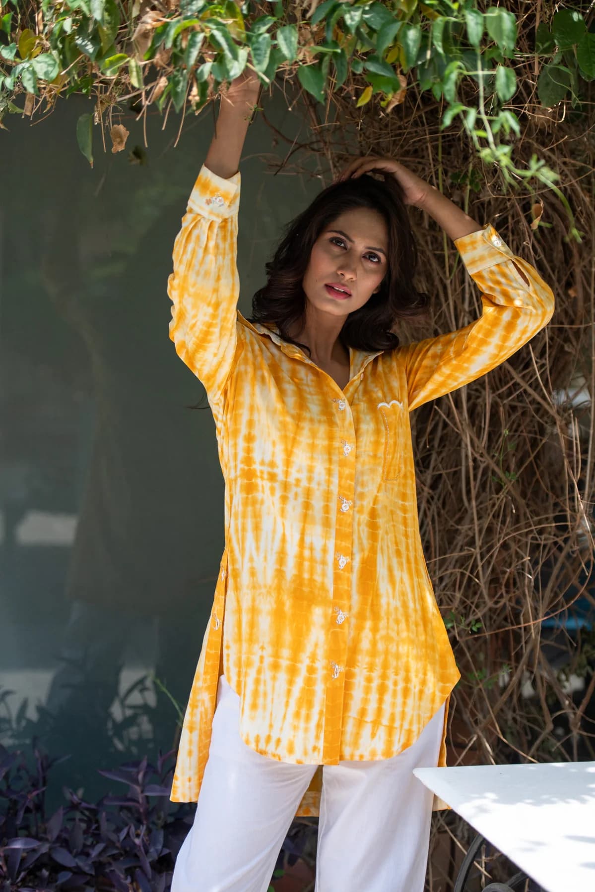 TIE DYE HIGH LOW SHIRT