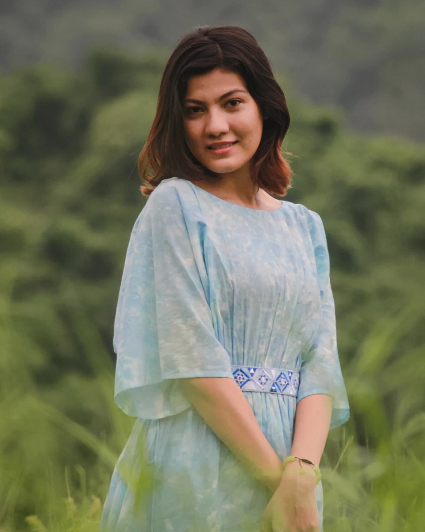 TIE DYE COTTON KAFTAN