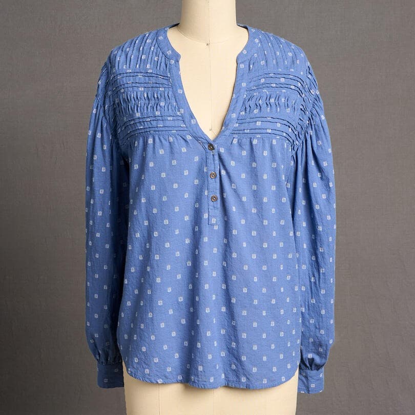 INDIGO PULLOVER TOP