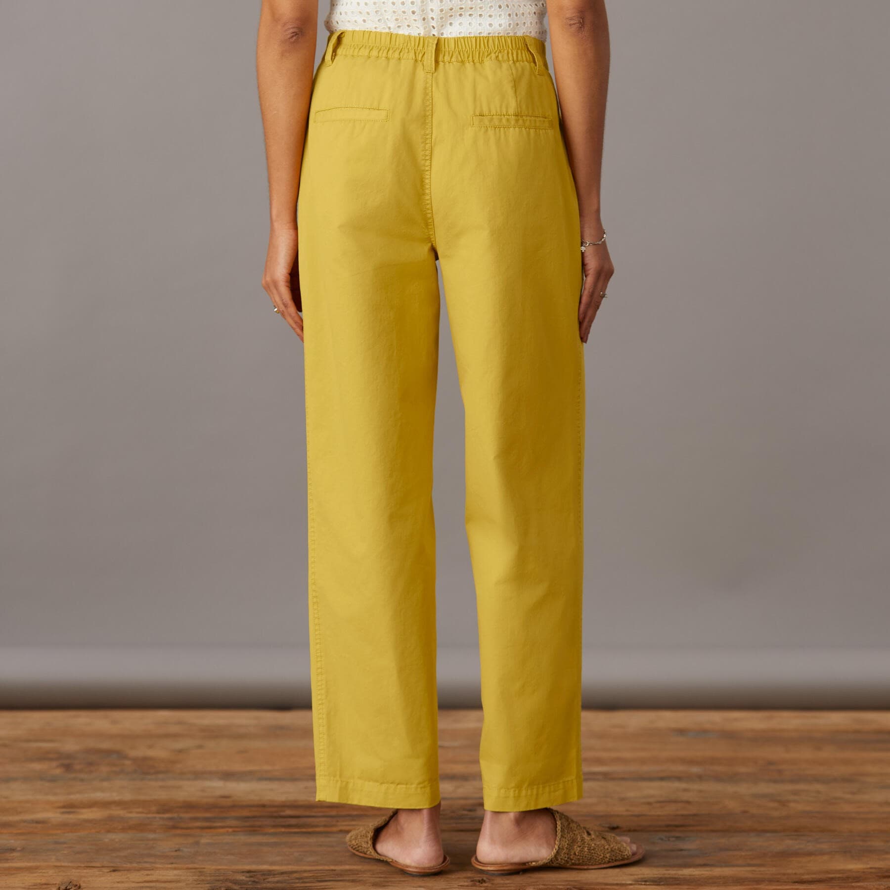 YELLOW COTTON PANT