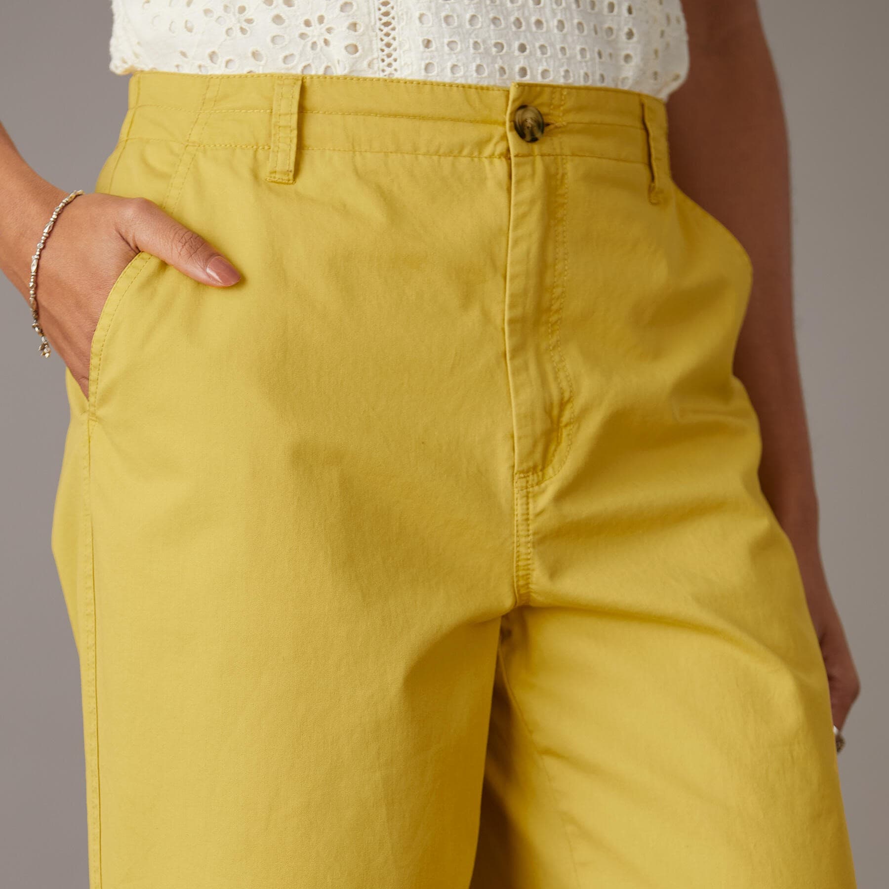 YELLOW COTTON PANT