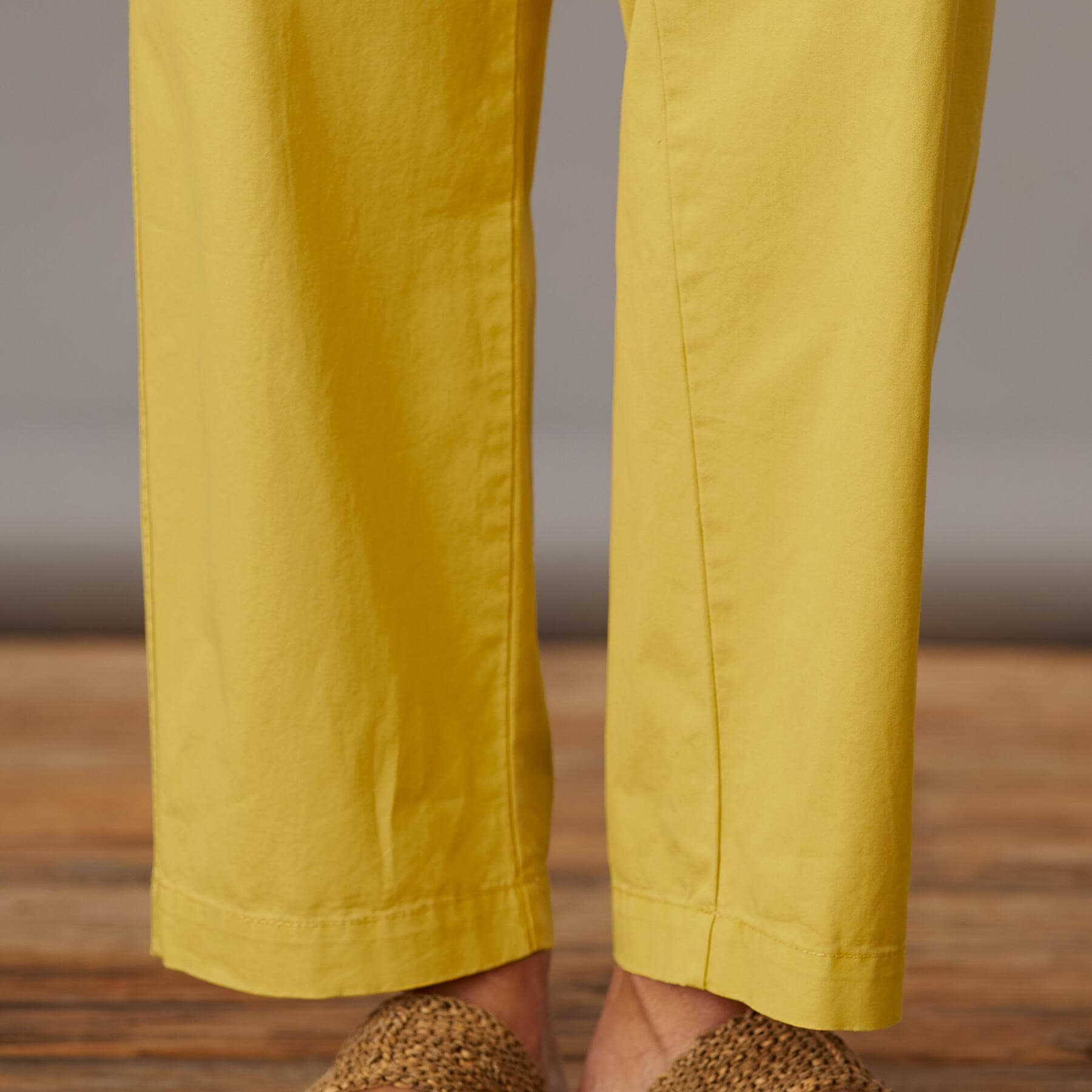 YELLOW COTTON PANT
