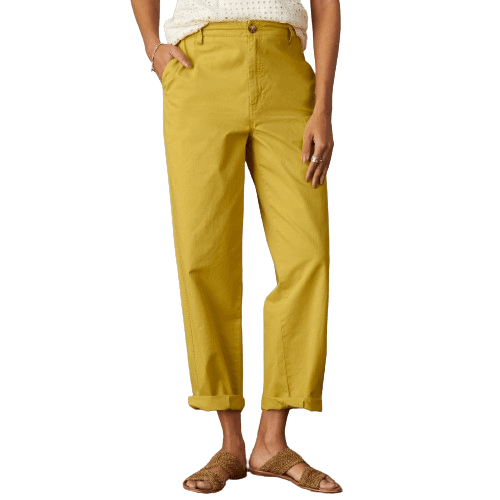 YELLOW COTTON PANT