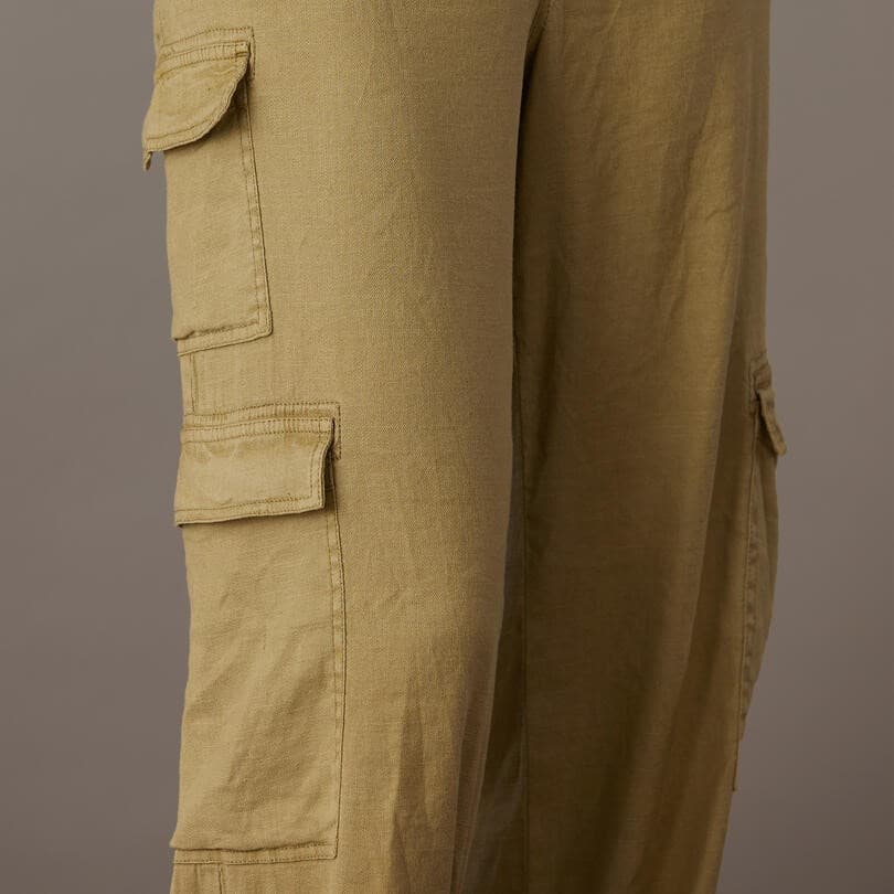 CEDAR WIDE LEG CARGO COTTON PANT