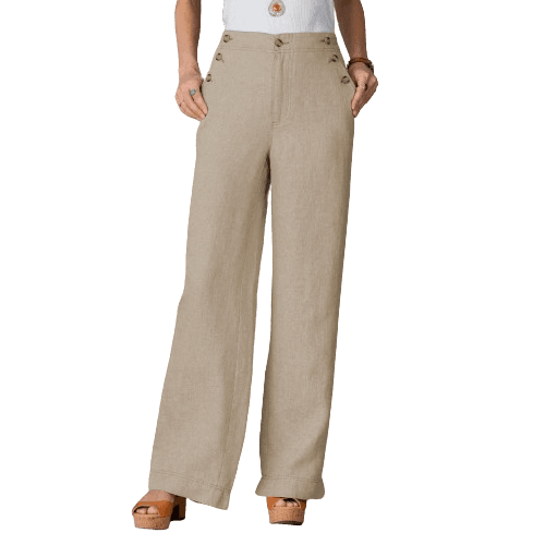 FLEX COLOUR LINEN PANT