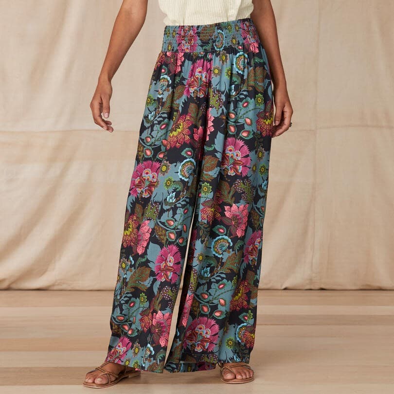 MULTI FLORAL VISCOSE PANT