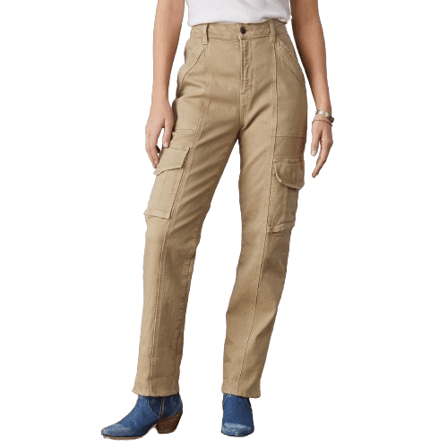 KHAKI CARGO COTTON PANT