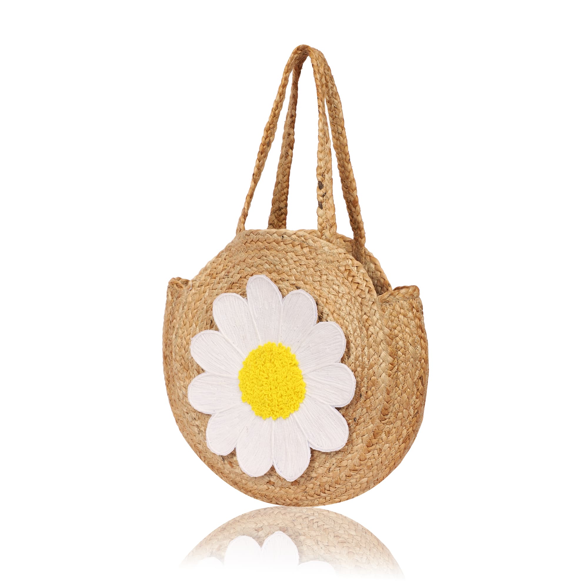 DAISY JUTE TOTE BAG