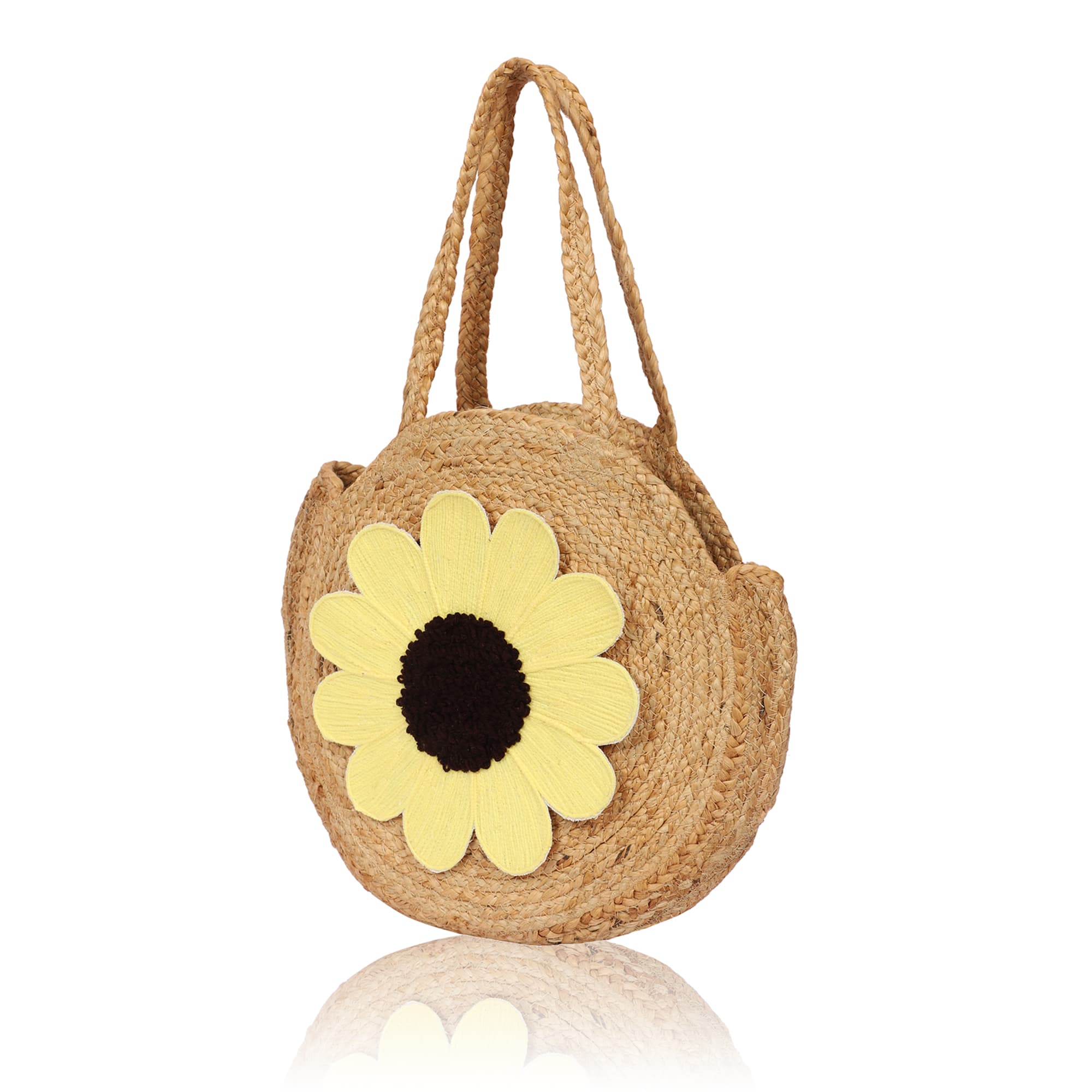 DAISY JUTE TOTE BAG
