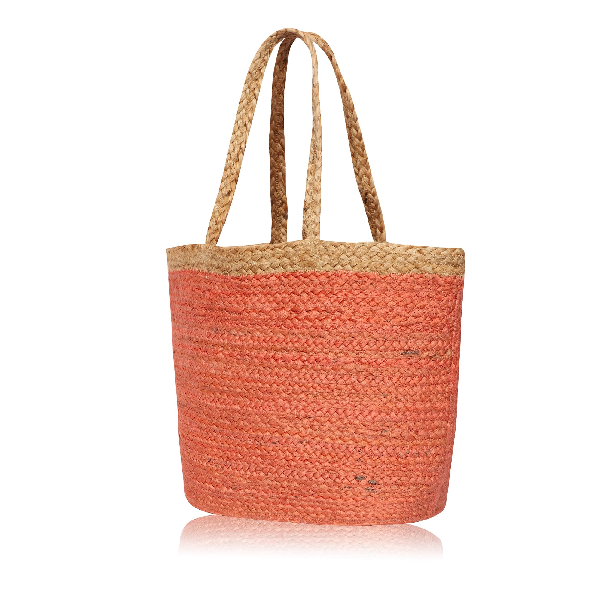 TERRACOTTA JUTE BAG