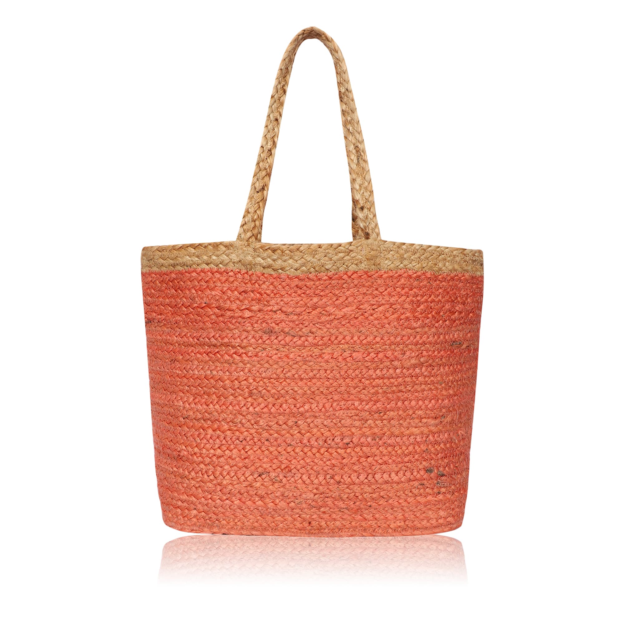 TERRACOTTA JUTE BAG