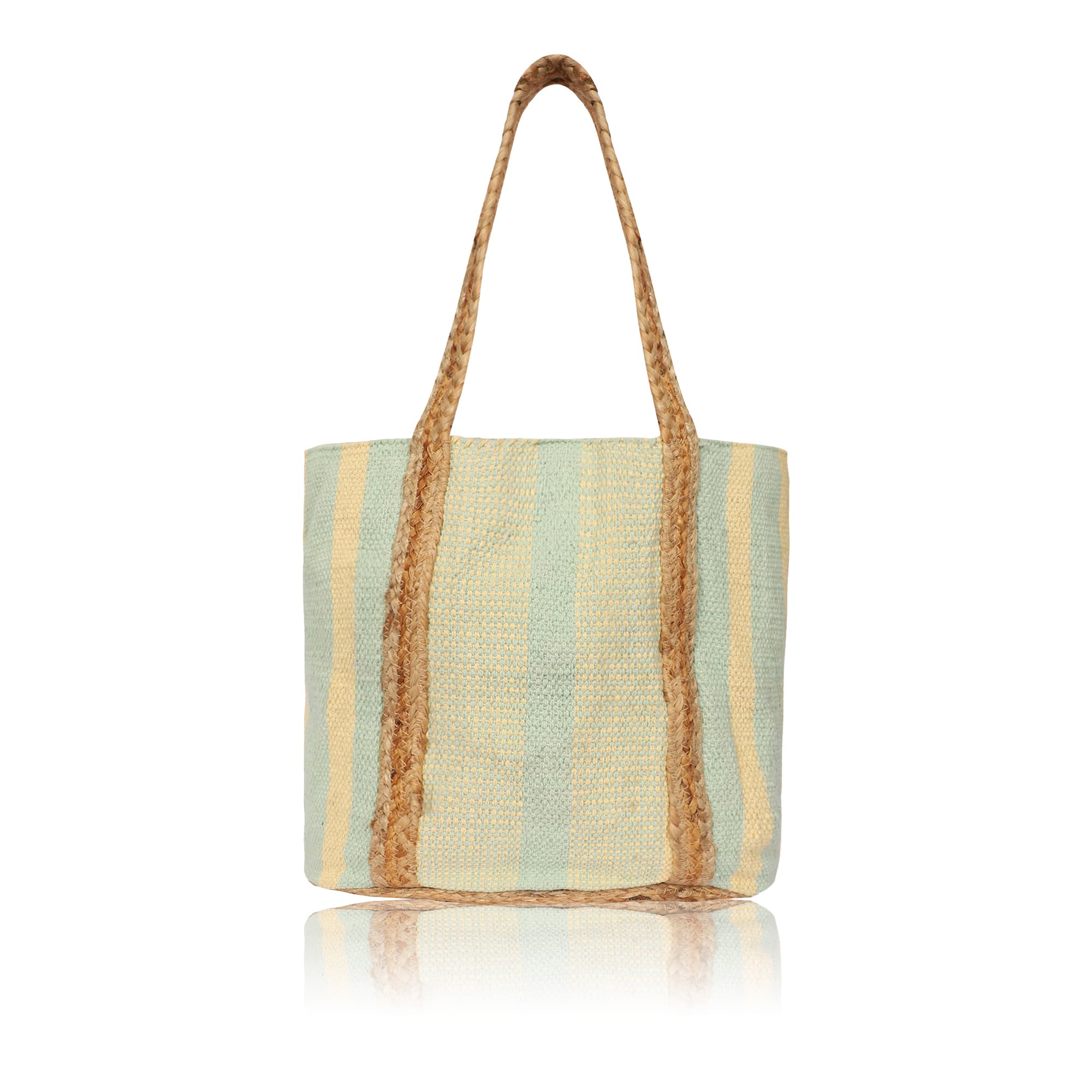 WOVEN BUCKET BAG