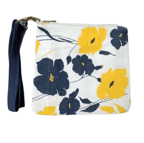 FLOWERS PRINT CLUTCH BAG