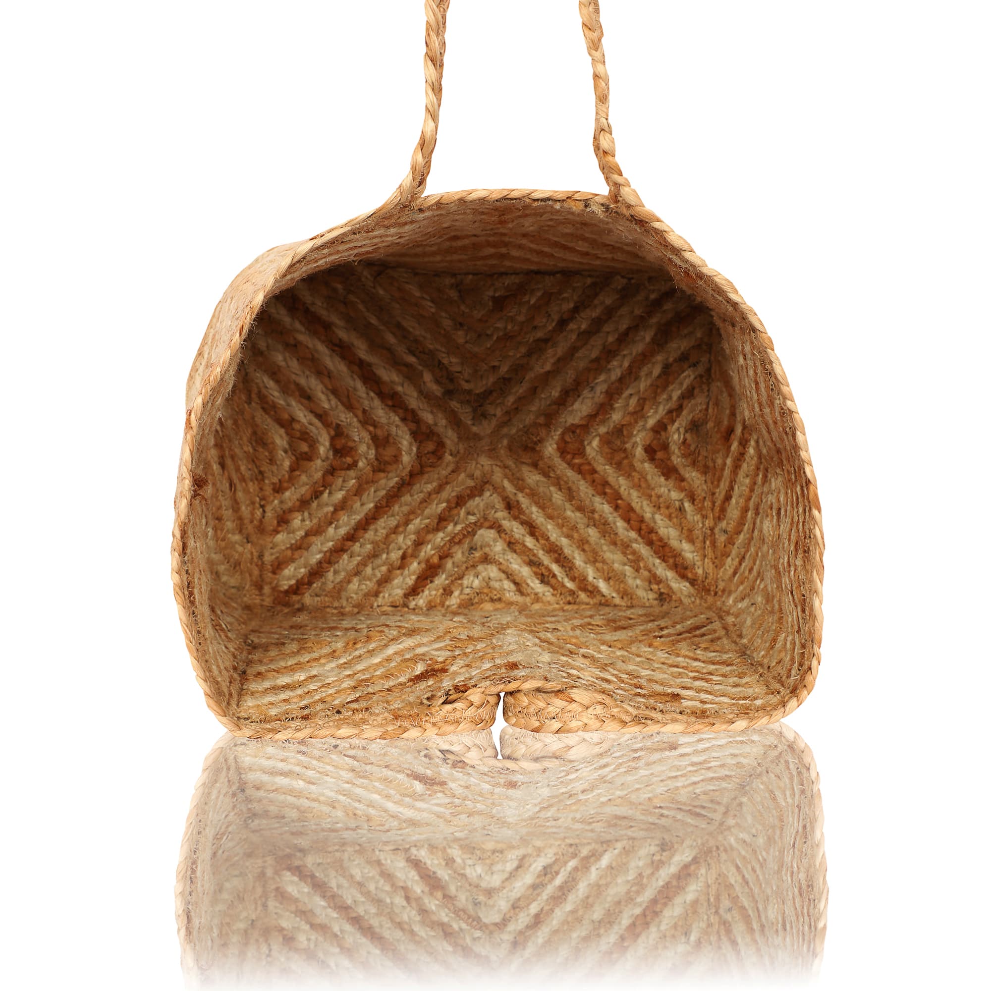 JUTE BRAIDED SHOPPER  BAG