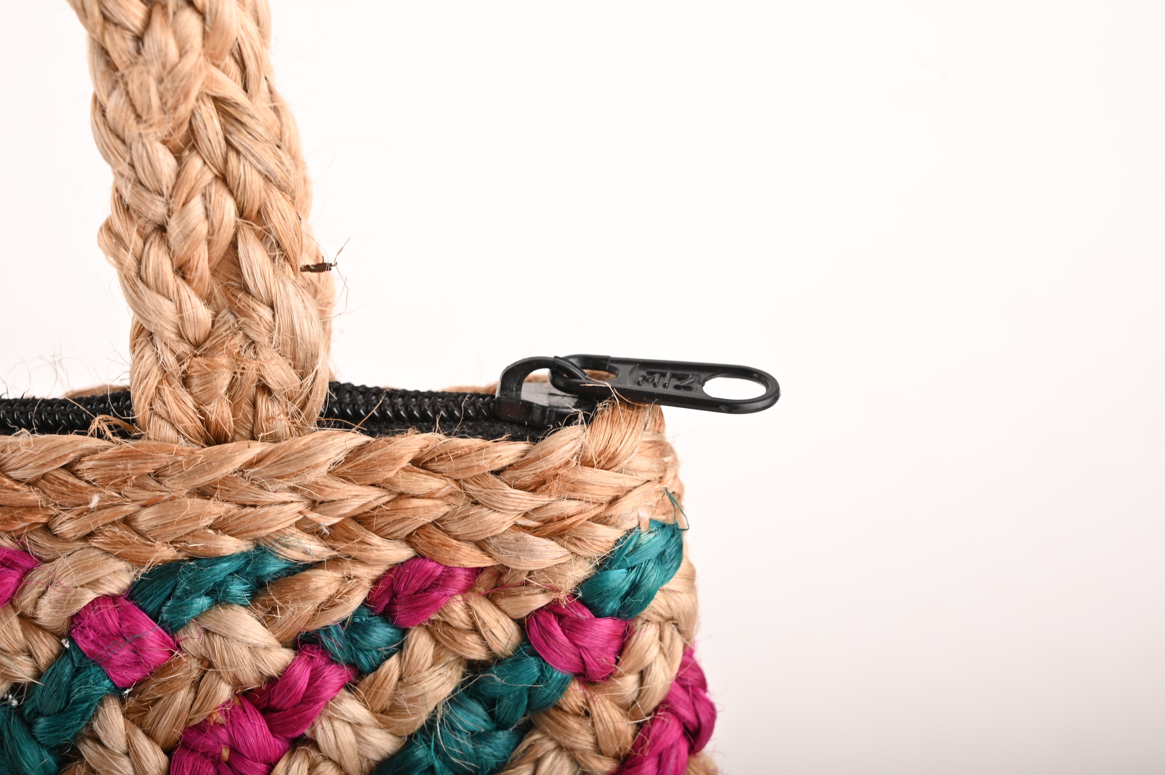 MULTI JUTE BRAIDED CROSSBODY BAG