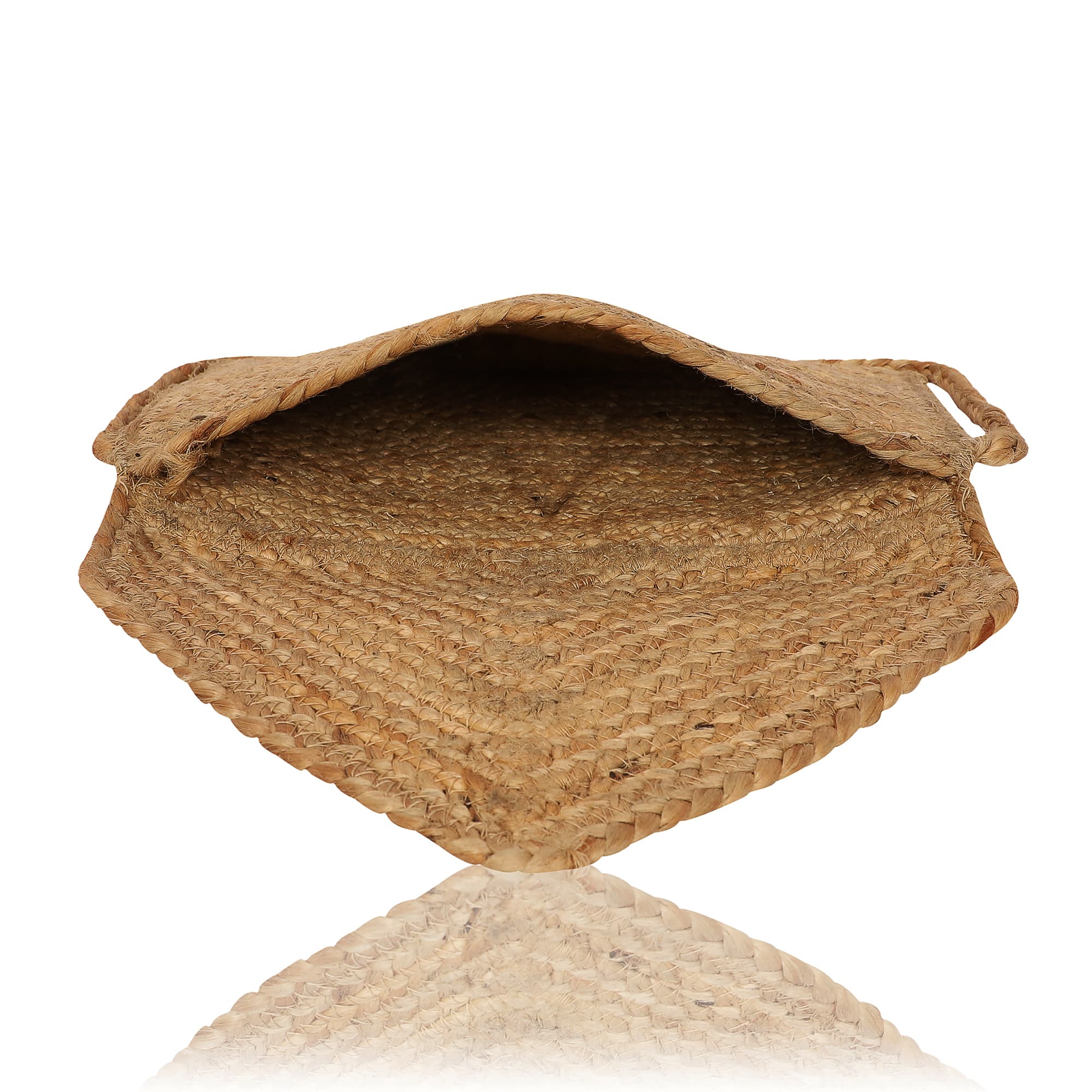 JUTE BRAIDED CLUTCH BAG