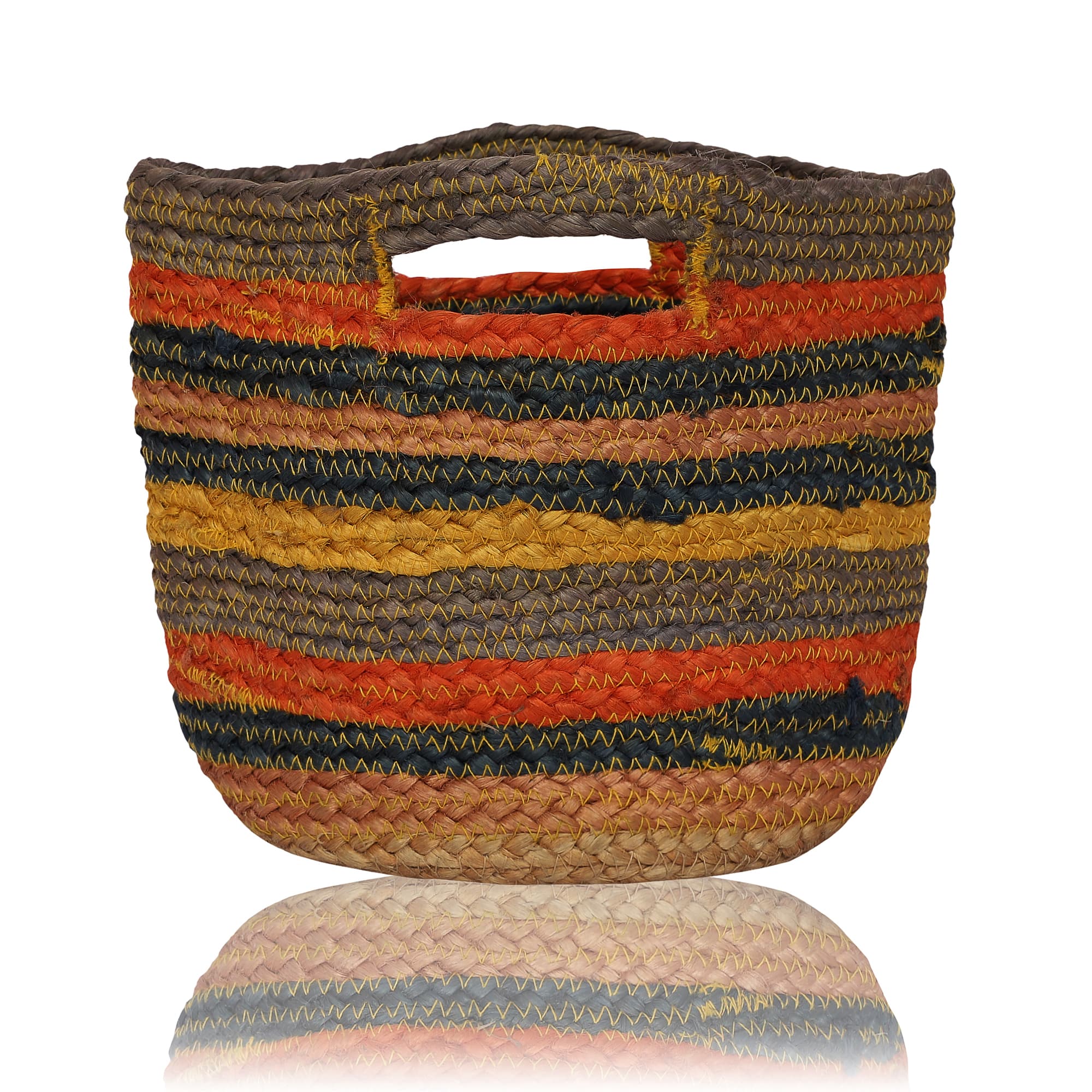 MULTI JUTE BRAIDED BAG
