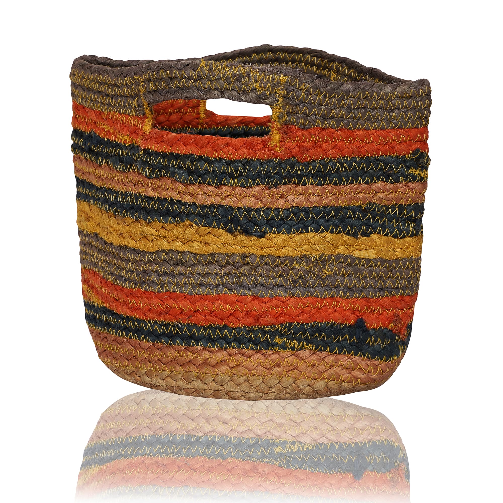 MULTI JUTE BRAIDED BAG