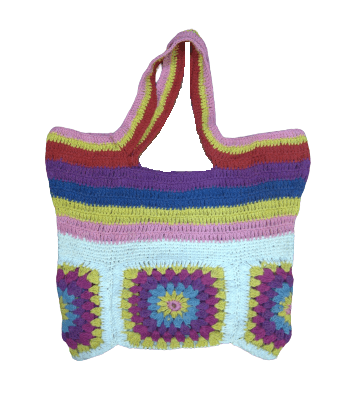 MULTI CROCHET TOTE BAG